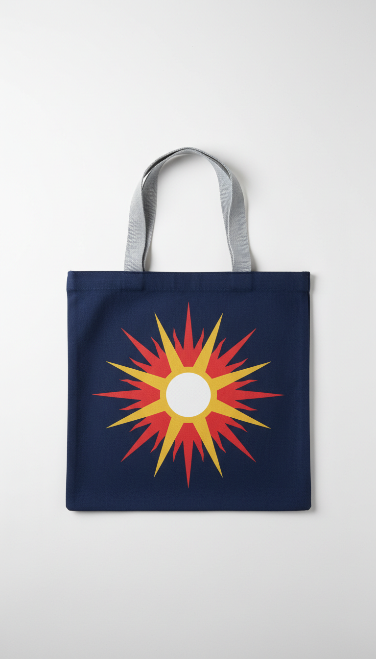 Sunbeam Accent Graphic Tote Bag